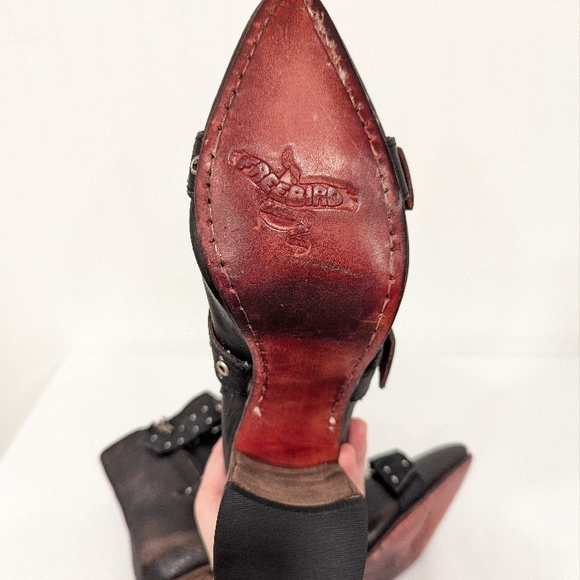 Freebird by Steven NWOT Leather Joust Boot Size 10 - Picture 9 of 13
